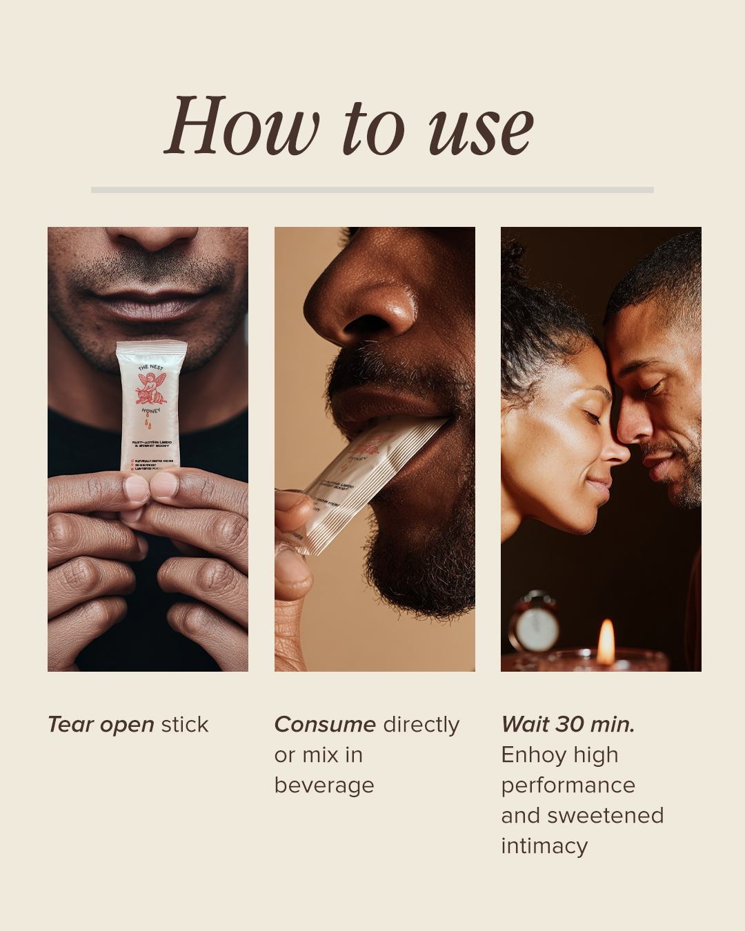 The Nest Honey™ – Male Performance Manuka Honey Sticks